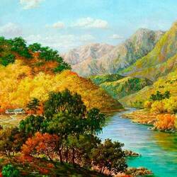 Пазл: Шаги осени