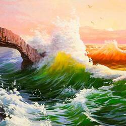 Пазл: Морской прибой