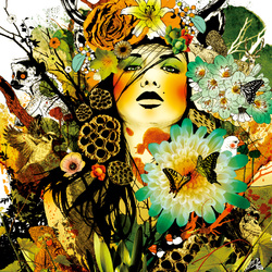 Пазл: Принцесса цветов