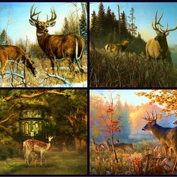 Пазл: Олени