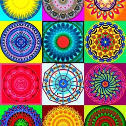 Пазл: Мандалы