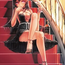 Пазл: С бокалом