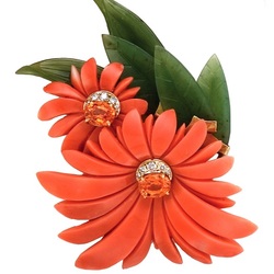 Пазл: Брошь Хризантемы