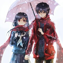 Пазл: Под зонтом