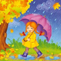 Пазл: Весёлый дождик