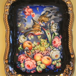 Пазл: Жостовский поднос