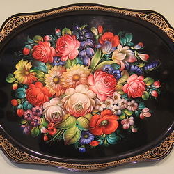 Пазл: Жостовский поднос