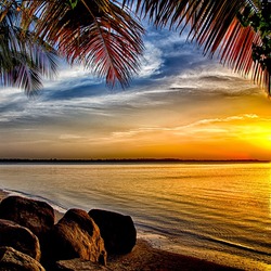 Пазл: Морской закат   