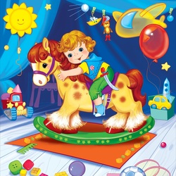 Пазл: Лошадка