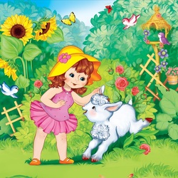 Пазл: Козлёнок