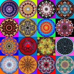 Пазл: Мандалы
