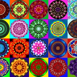 Пазл: Мандалы