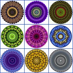 Пазл: Мандалы