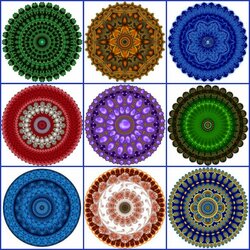 Пазл: Мандалы