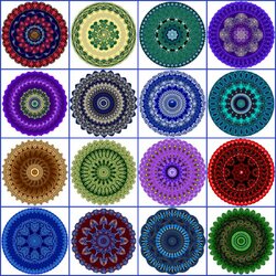 Пазл: Мандалы