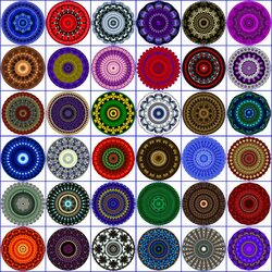 Пазл: Мандалы