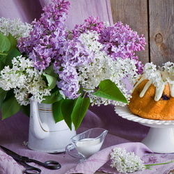 Пазл: Букет сирени