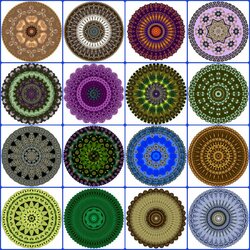 Пазл: Мандалы