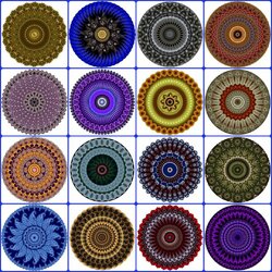 Пазл: Мандалы