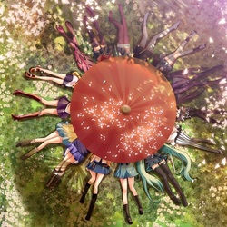 Пазл: Под зонтом