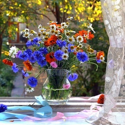 Пазл: Летний букет 