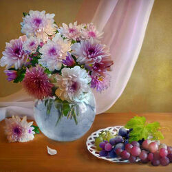 Пазл: Георгины