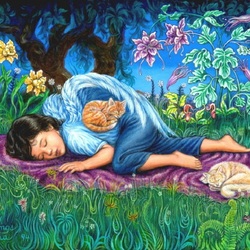 Пазл: Спящий ангелочек