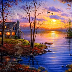 Пазл: Тихий вечер