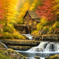 Пазл: Старая мельница