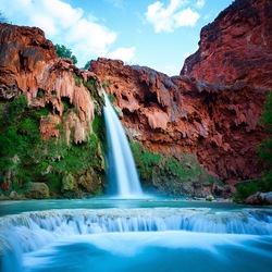 Пазл: Водопад  