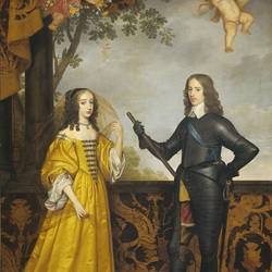 Пазл: Вильгельм II Оранский и Мария Стюарт