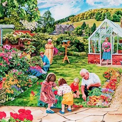 Пазл: В саду