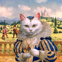 Пазл: Принцесса-кошка