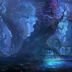 Пазл: Дома на деревьях