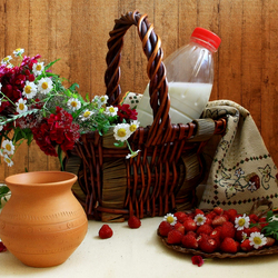 Пазл: Цветы и ягоды