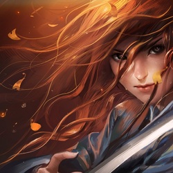 Пазл: Рыжий самурай