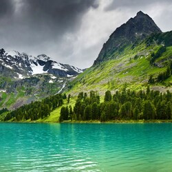 Пазл: Горное озеро