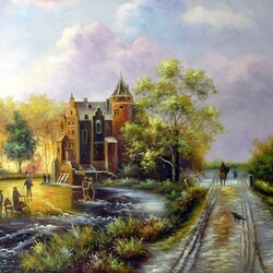 Пазл: Листья желтые