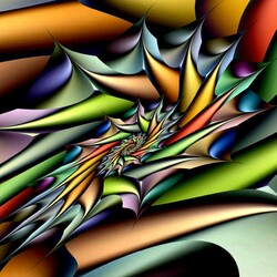 Пазл: Фрактальный ёж