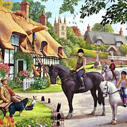 Пазл: В тихом городке