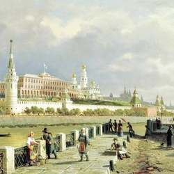 Пазл: Вид Московского Кремля