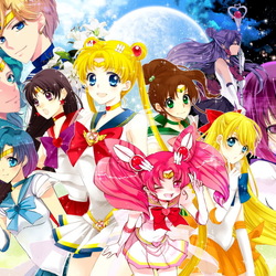 Пазл: Отважные и прекрасные Сейлор Воины