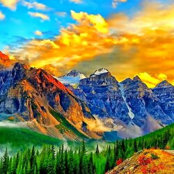 Пазл: Вершины гор