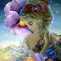 Пазл: Анютины глазки