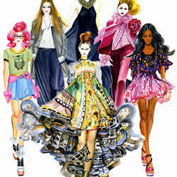 Пазл: Стильные девушки