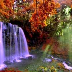 Пазл: Солнечный водопад