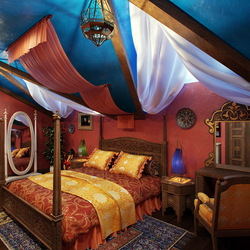 Пазл: Интерьер в восточном стиле