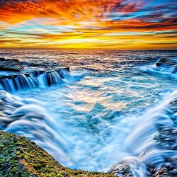 Пазл: Морской закат   