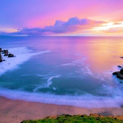 Пазл: Розовый рассвет