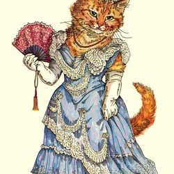 Пазл: Викторианские кошки